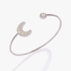 Moon + Sun Flex Cuff | Boutique In USA, Bracelets, $ 9.90, A Moment Of Now™