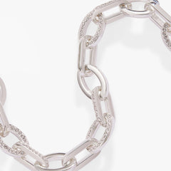 Oval Link Crystal Chain Toggle Bracelet | Boutique In USA, Bracelets, $ 29.90, A Moment Of Now™