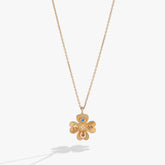 Lucky Four Leaf Clover Adjustable Necklace, Necklaces, $ 48.00, A Moment Of Now™