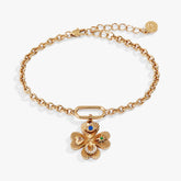 Lucky Four Leaf Clover Adjustable Bracelet, Bracelets, $ 38.00, A Moment Of Now™