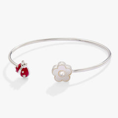 Ladybug and Daisy Flex Cuff | Boutique In USA, Bracelets, $ 28.00, A Moment Of Now™