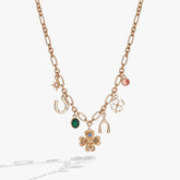 Lucky Four Leaf Clover Charm Necklace, Necklaces, $ 68.00, A Moment Of Now™