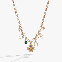 Lucky Four Leaf Clover Charm Necklace | Boutique In USA, Necklaces, $ 68.00, A Moment Of Now™