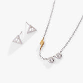 Harry Potter™ Glasses and Deathly Hallows Necklace and Earring Set, Sterling Silver | Boutique In USA, Necklaces, $ 78.00, A Moment Of Now™