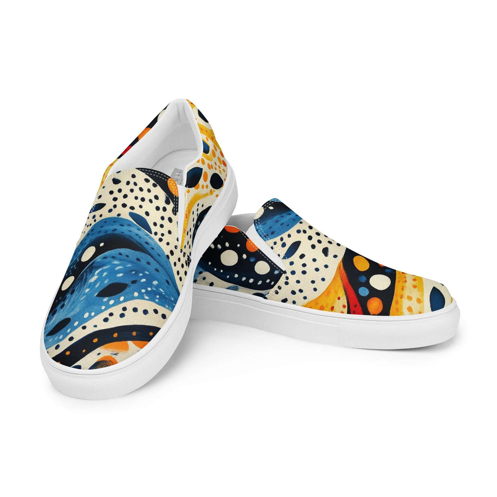 Ankara Colorful Slip-On Sneakers Shoes | Boutique In USA, Sneakers, $ 65.00, A Moment Of Now™