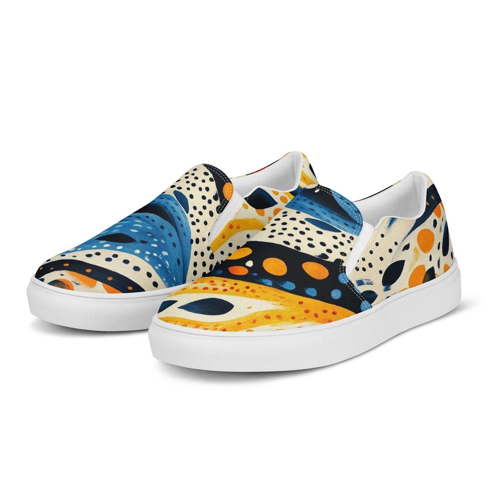 Ankara Colorful Slip-On Sneakers Shoes | Boutique In USA, Sneakers, $ 65.00, A Moment Of Now™