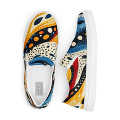 Ankara Colorful Slip-On Sneakers Shoes | Boutique In USA, Sneakers, $ 65.00, A Moment Of Now™