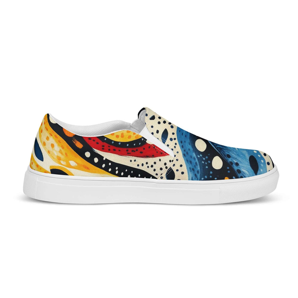 Ankara Colorful Slip-On Sneakers Shoes | Boutique In USA, Sneakers, $ 65.00, A Moment Of Now™