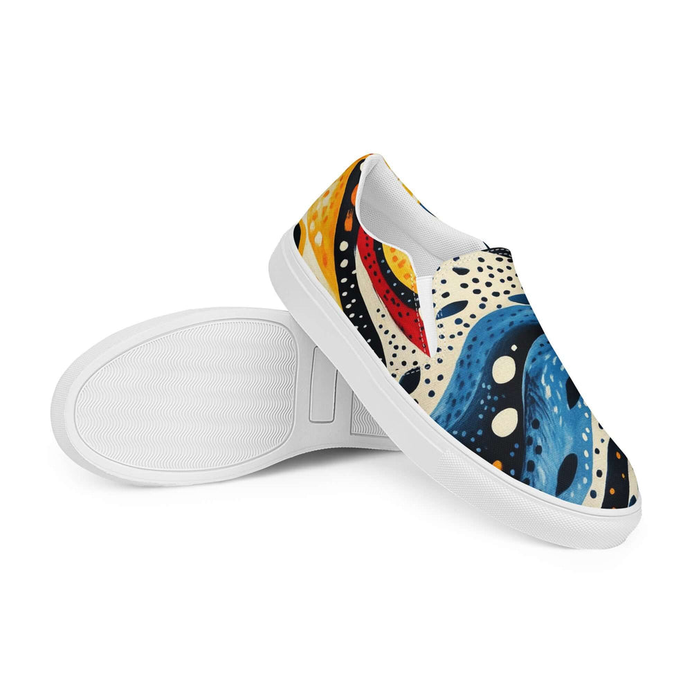 Ankara Colorful Slip-On Sneakers Shoes | Boutique In USA, Sneakers, $ 65.00, A Moment Of Now™