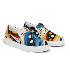 Ankara Colorful Slip-On Sneakers Shoes | Boutique In USA, Sneakers, $ 65.00, A Moment Of Now™
