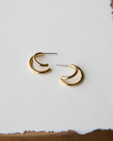 Double Hoop Earrings | Boutique In USA, Earrings, $ 18.00, A Moment Of Now™