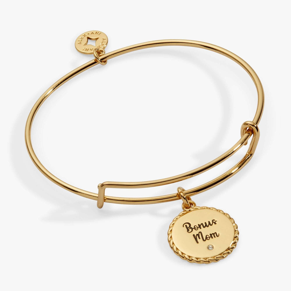 Bonus Mom 'Family Isn't Only Blessed By Name' Charm Bangle, Bracelets, $ 24.00, A Moment Of Now™