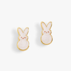 PEEPS® White Pearlized Bunny Studs, Earrings, $ 24.00, A Moment Of Now™