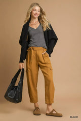 Black Open Front Cardigan with Versatile Front Pockets, , $ 45.00, A Moment Of Now™