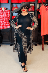 Black Oversized Beach Resort Wide Brim Hat