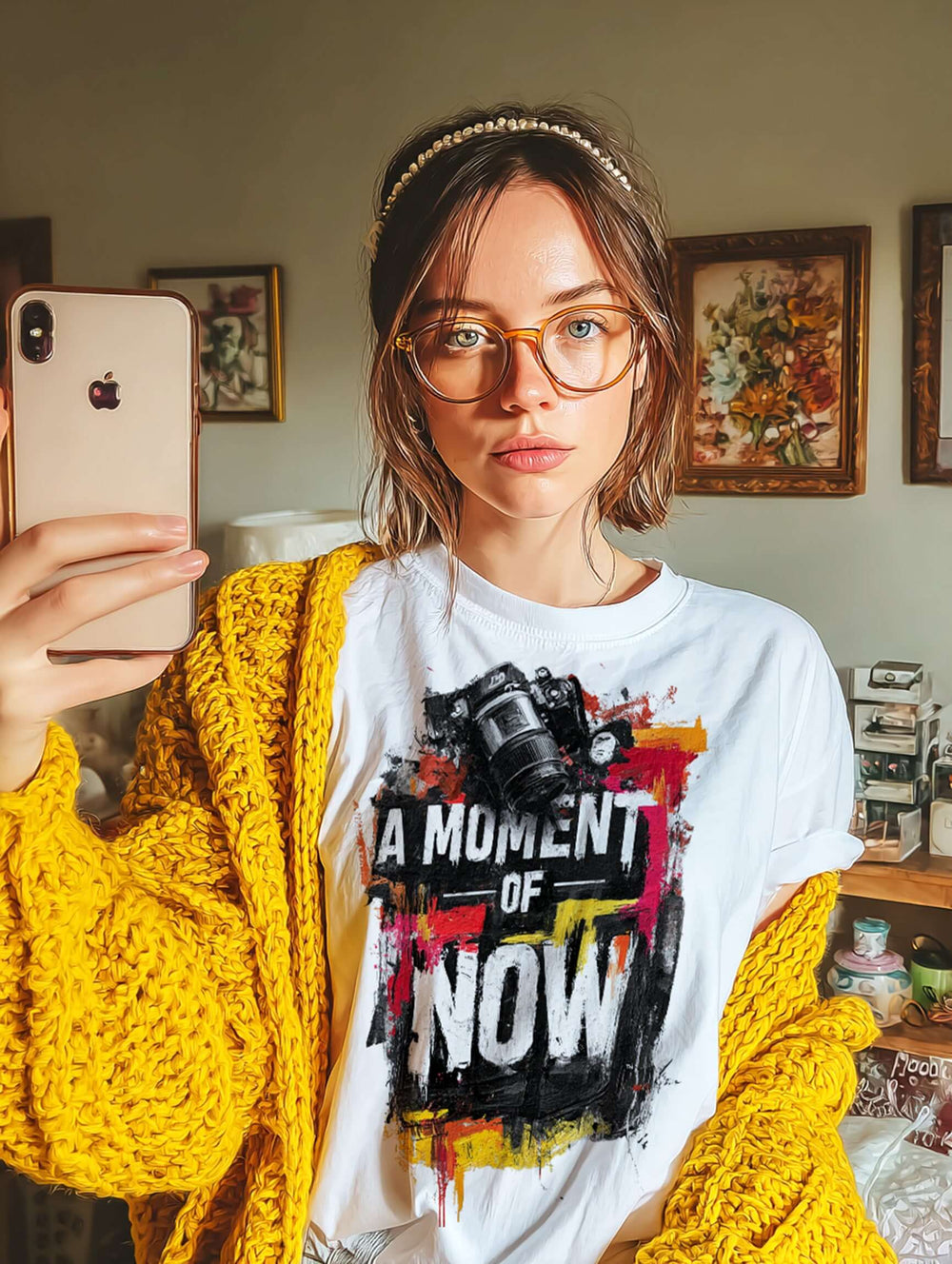 Capture the Best Moment – A Moment Of Now Graphic Tee | Boutique In USA, T-shirts, $ 24.50, A Moment Of Now™