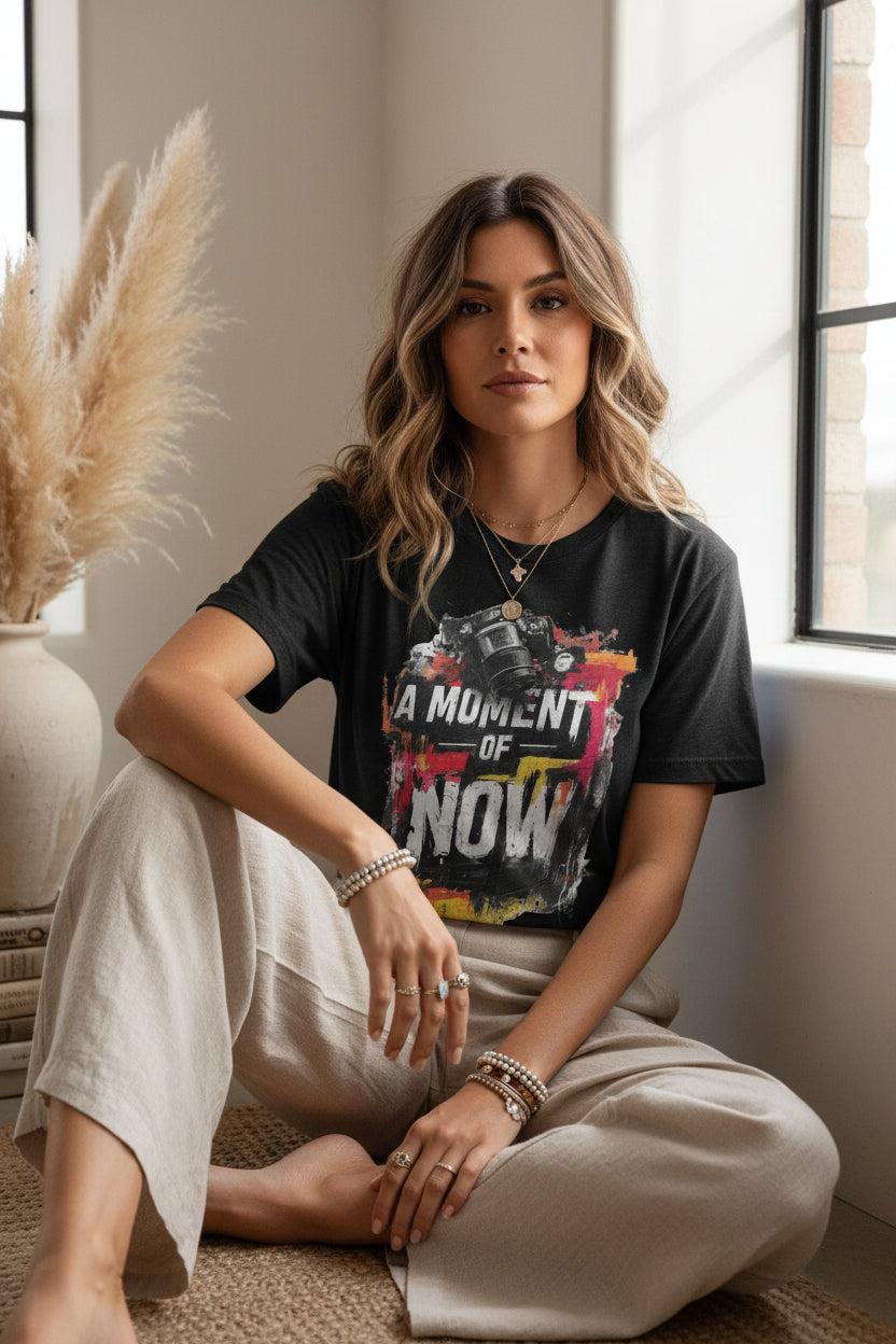 Capture the Best Moment – A Moment Of Now Graphic Tee | Boutique In USA, T-shirts, $ 24.50, A Moment Of Now™