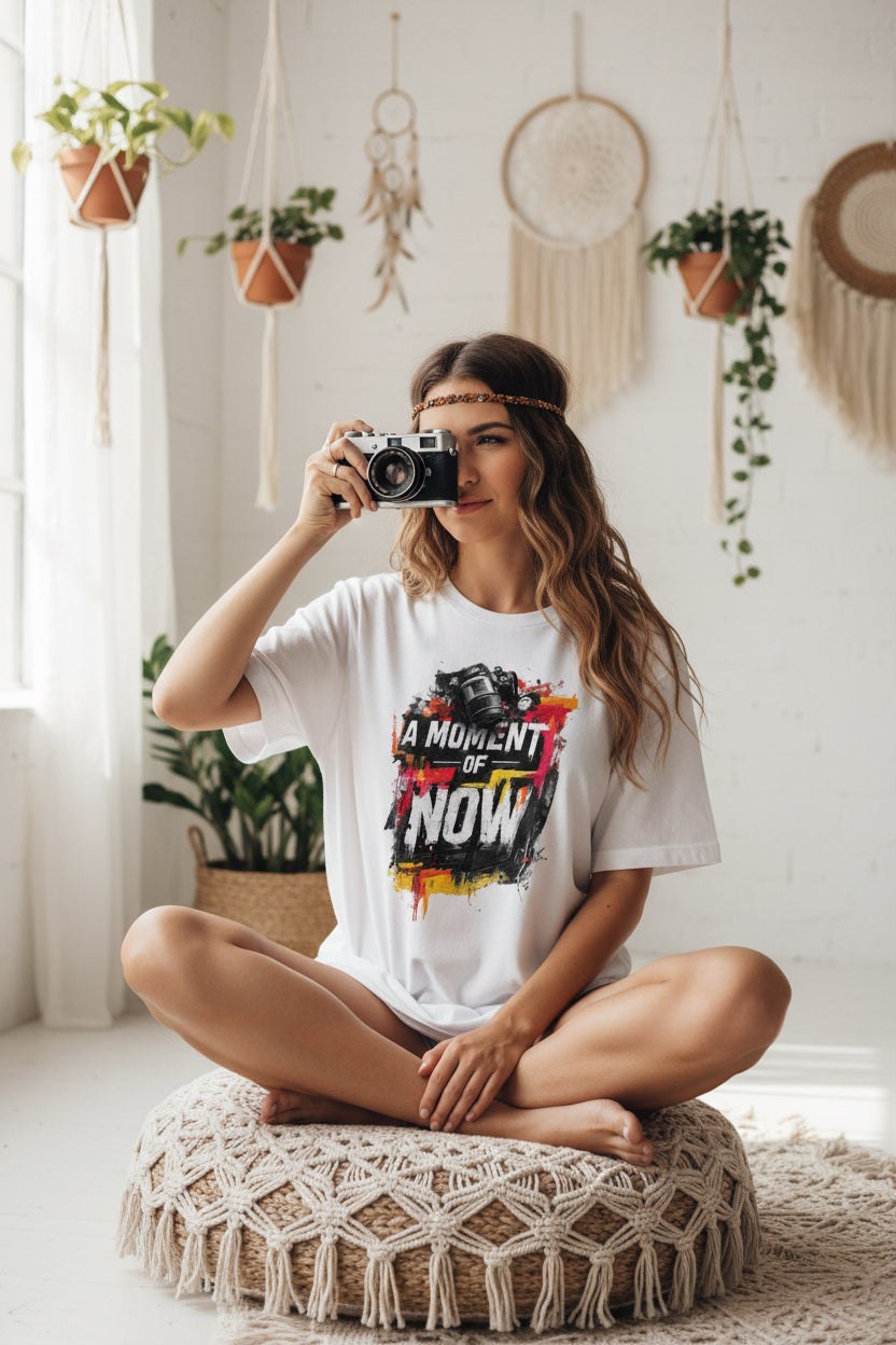 Capture the Best Moment – A Moment Of Now Graphic Tee | Boutique In USA, T-shirts, $ 24.50, A Moment Of Now™