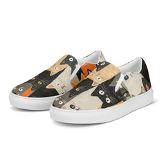 Cat Lover’s Dream Women’s Slip-On Canvas Shoes | Boutique In USA, sneakers, $ 65.00, A Moment Of Now™