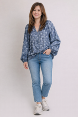 Judy Blue Mr Vintage Wash Destroy Hem Kick Flare Jeans