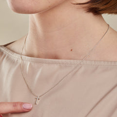 Cross Necklace, Sterling Silver, Necklaces, $ 88.00, A Moment Of Now™