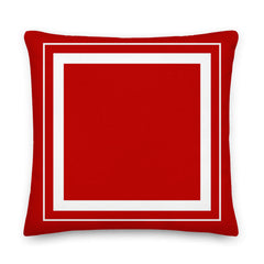 Custom Double Border Frame Decorative Throw Pillow Cushion | Boutique In USA, Throw Pillows, $ 55.00, A Moment Of Now™
