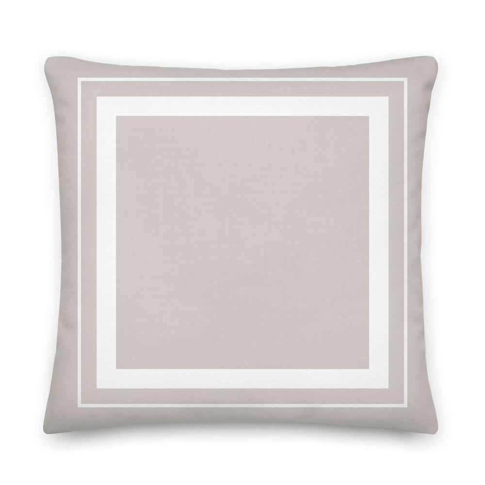 Custom Double Border Frame Decorative Throw Pillow Cushion | Boutique In USA, Throw Pillows, $ 55.00, A Moment Of Now™