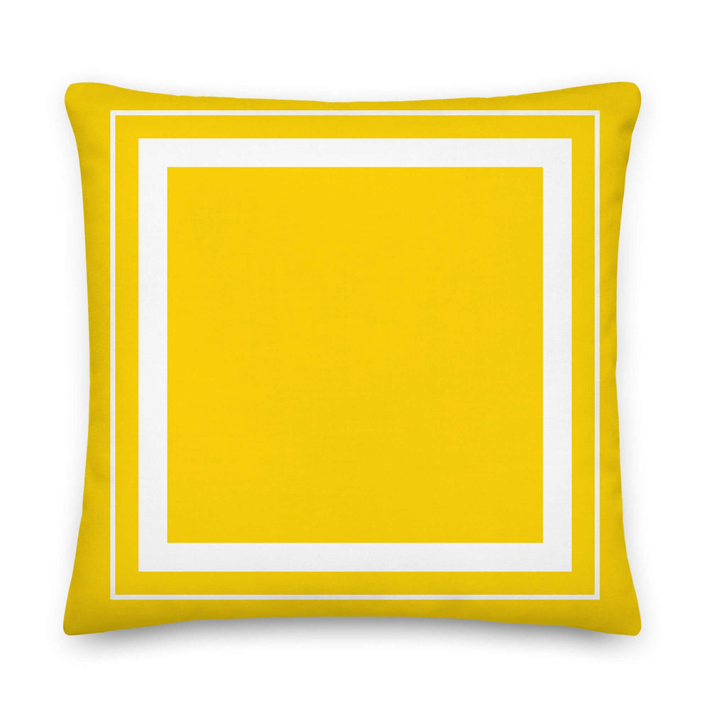Custom Double Border Frame Decorative Throw Pillow Cushion | Boutique In USA, Throw Pillows, $ 55.00, A Moment Of Now™