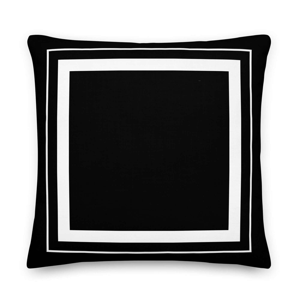 Custom Double Border Frame Decorative Throw Pillow Cushion | Boutique In USA, Throw Pillows, $ 55.00, A Moment Of Now™