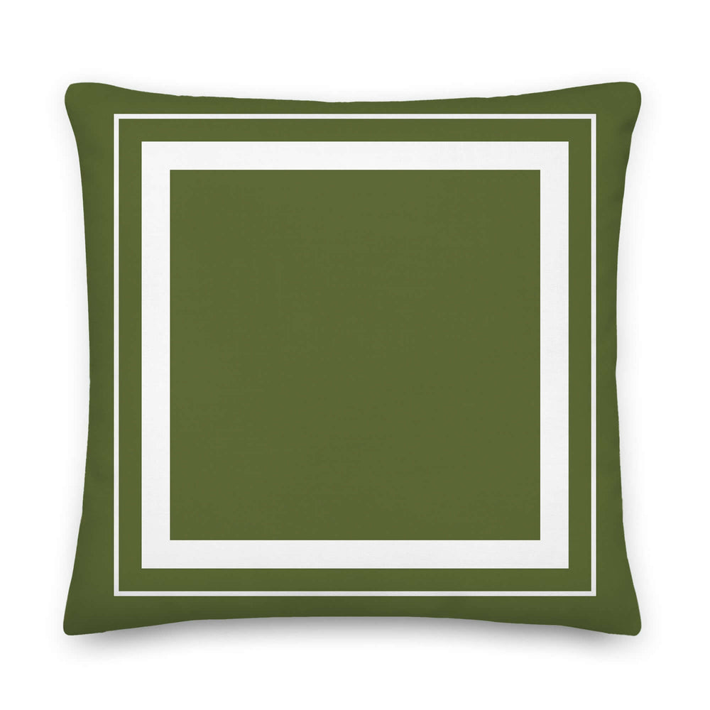 Custom Double Border Frame Decorative Throw Pillow Cushion | Boutique In USA, Throw Pillows, $ 55.00, A Moment Of Now™