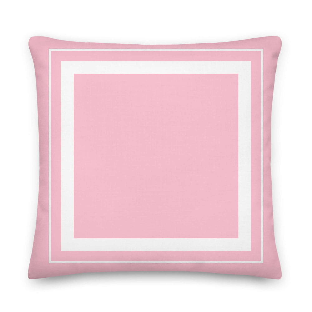 Custom Double Border Frame Decorative Throw Pillow Cushion | Boutique In USA, Throw Pillows, $ 55.00, A Moment Of Now™