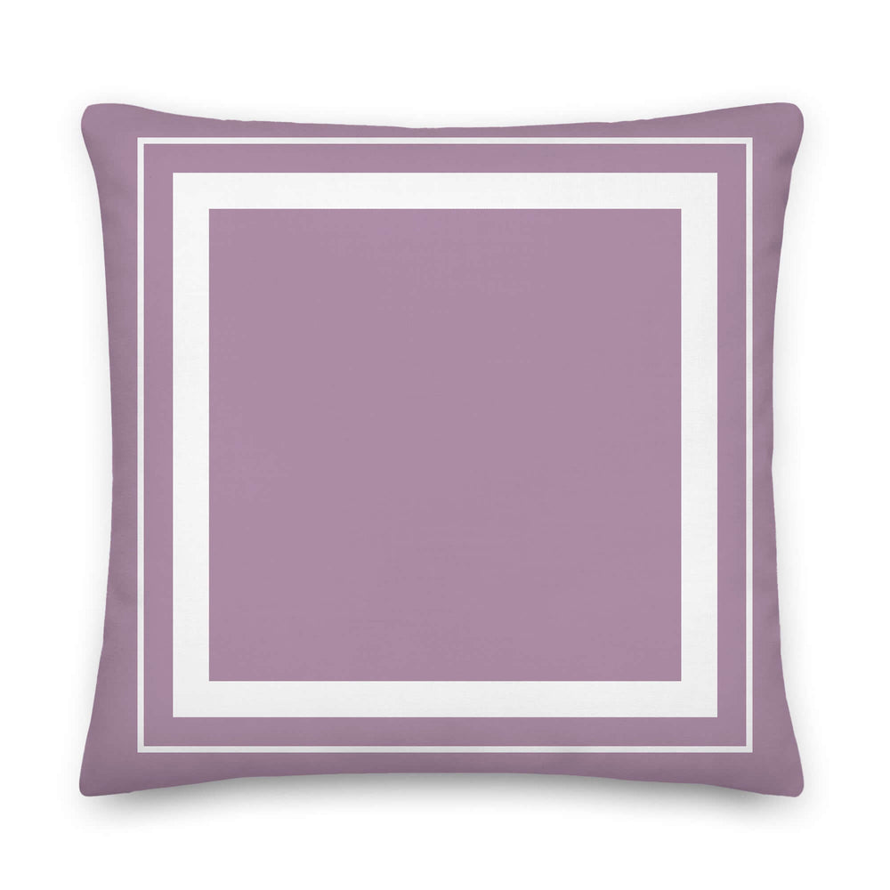 Custom Double Border Frame Decorative Throw Pillow Cushion | Boutique In USA, Throw Pillows, $ 55.00, A Moment Of Now™