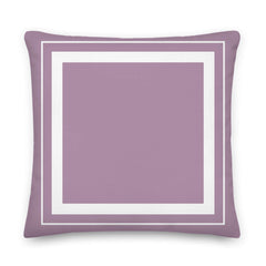 Custom Double Border Frame Decorative Throw Pillow Cushion | Boutique In USA, Throw Pillows, $ 55.00, A Moment Of Now™
