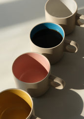 Scotty Handmade Stoneware Mug - 12oz Dishwasher Safe in 4 Colors