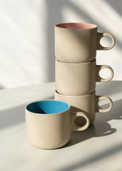Scotty Handmade Stoneware Mug - 12oz Dishwasher Safe in 4 Colors