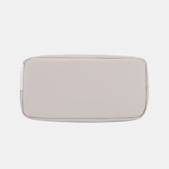 David Jones Woven Handle PU Leather Shoulder Bag, Shoulder Bags, $ 48.00, A Moment Of Now™
