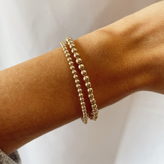 juno bracelet double stack (3+4mm), Bracelets, $ 105.00, A Moment Of Now™