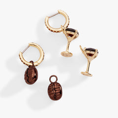Espresso Martini Interchangeable Charm Huggie Hoop Set of 2, Earrings, $ 48.00, A Moment Of Now™