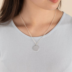 Circle Charm Necklace, 21'', Necklaces, $ 48.00, A Moment Of Now™