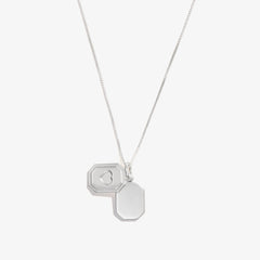 Slider Tag Heart Charm Necklace, 21'', Necklaces, $ 17.90, A Moment Of Now™