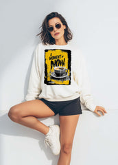 Everyday Coffee Moment Graphic Sweatshirt