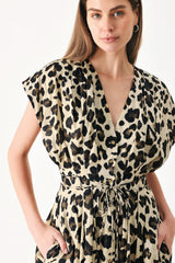 Wild Muse Woven Midi Dress