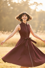 Timeless Mood Woven Midi Dress