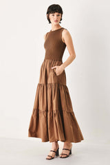 Espresso Dream Sweater Knit Midi Dress | Boutique In USA, DRESSES, $ 86.00, A Moment Of Now™