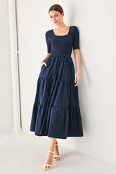 Elegant Era Sweater Knit Midi Dress | Boutique In USA, DRESSES, $ 90.00, A Moment Of Now™
