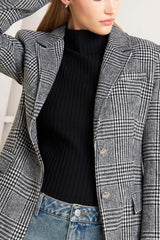 City Checkline Woolen Woven Jacket | Boutique In USA, Jackets, $ 84.00, A Moment Of Now™