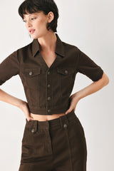 COWGIRL AFTER DARK WOVEN JACKET | Boutique In USA, TOPS, $ 68.00, A Moment Of Now™