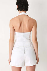 Champagne Club Woven Vest | Boutique In USA, TOPS, $ 56.00, A Moment Of Now™
