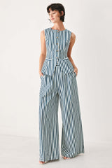 Portside Stripe Woven Vest | Boutique In USA, TOPS, $ 60.00, A Moment Of Now™