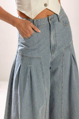 Rooftop Romance Denim Pants | Boutique In USA, PANTS, $ 70.00, A Moment Of Now™